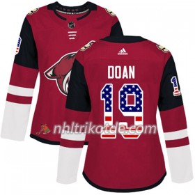 Arizona Coyotes Trikot Shane Doan 19 Adidas 2017-2018 Rot USA Flag Fashion Authentic - Dame